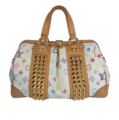 Courtney GM, &pound;995, Handbags, Blue/Green/Pink/White/Yellow, Coated Canvas, Front view